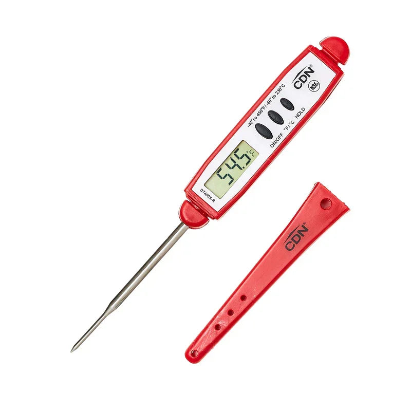 CDN Digital Pocket Thermometer - Red - Marcel’s Culinary Experience