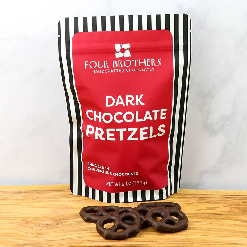 Four Brothers Dark Chocolate Covered Pretzels - Marcel’s Culinary Experience