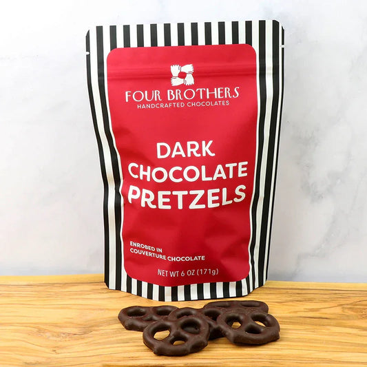 Four Brothers Dark Chocolate Covered Pretzels - Marcel’s Culinary Experience