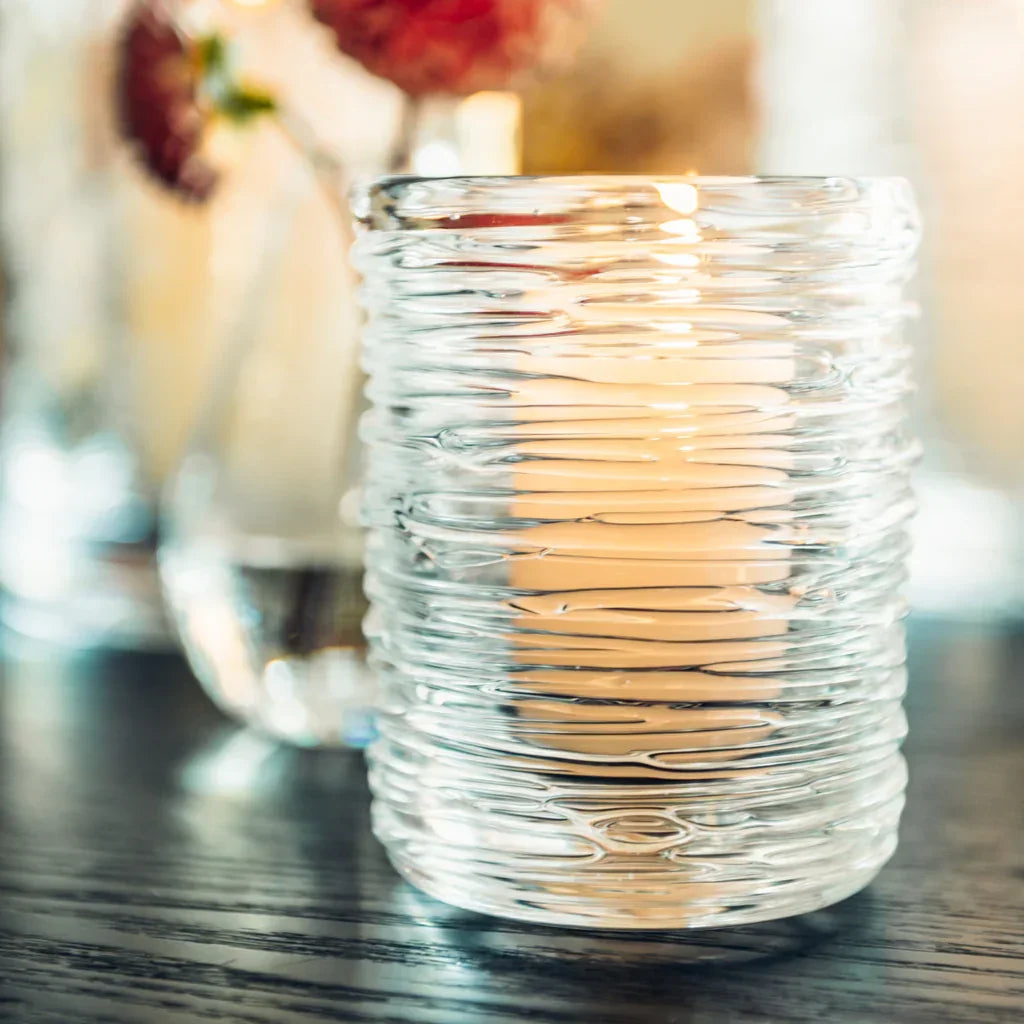 Simon Pearce Echo Lake Hurricane Set of 2, small - Marcel’s Culinary Experience