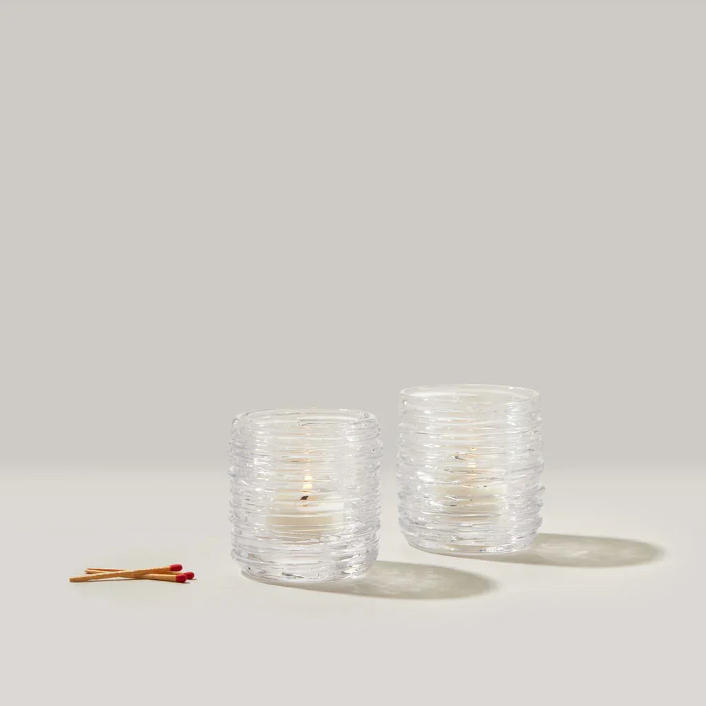 Simon Pearce Echo Lake Tealight, set of 2 - Marcel’s Culinary Experience