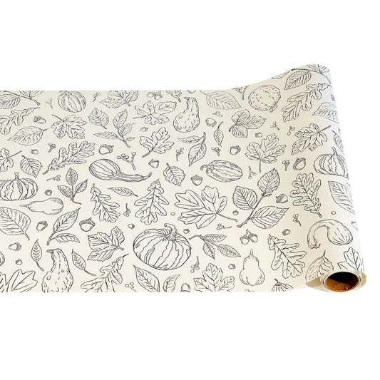 Hester & Cook Autumn Coloring Paper Table Runner