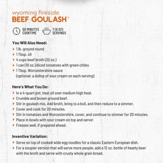 Fireside Beef Goulash