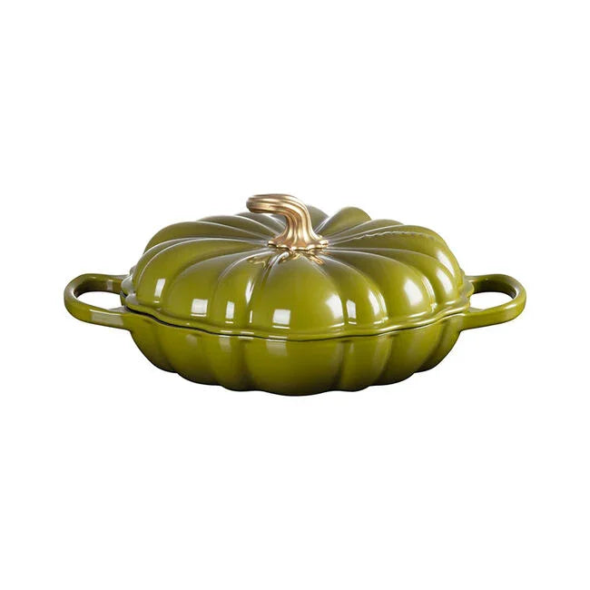 Le Creuset Pumpkin Braiser Olive 2.75 qt - Marcel’s Culinary Experience