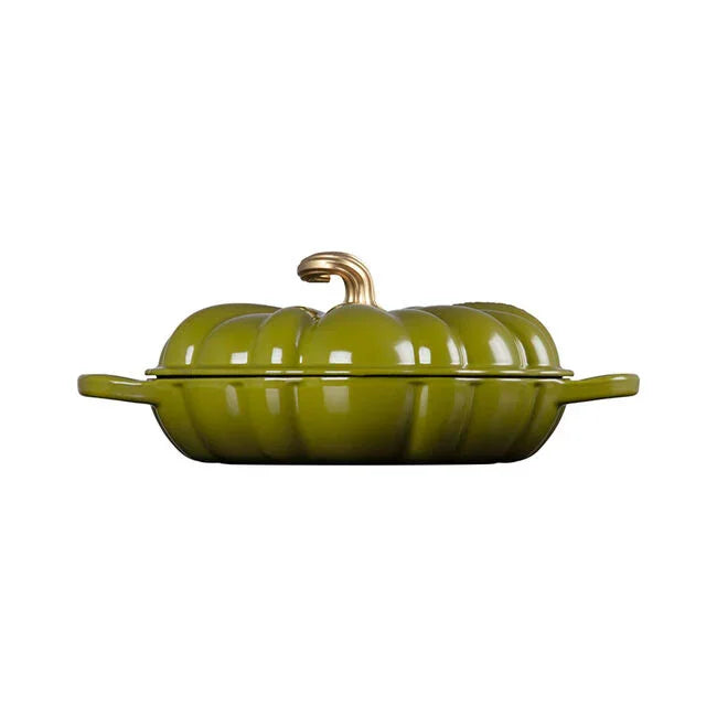 Le Creuset Pumpkin Braiser Olive 2.75 qt - Marcel’s Culinary Experience