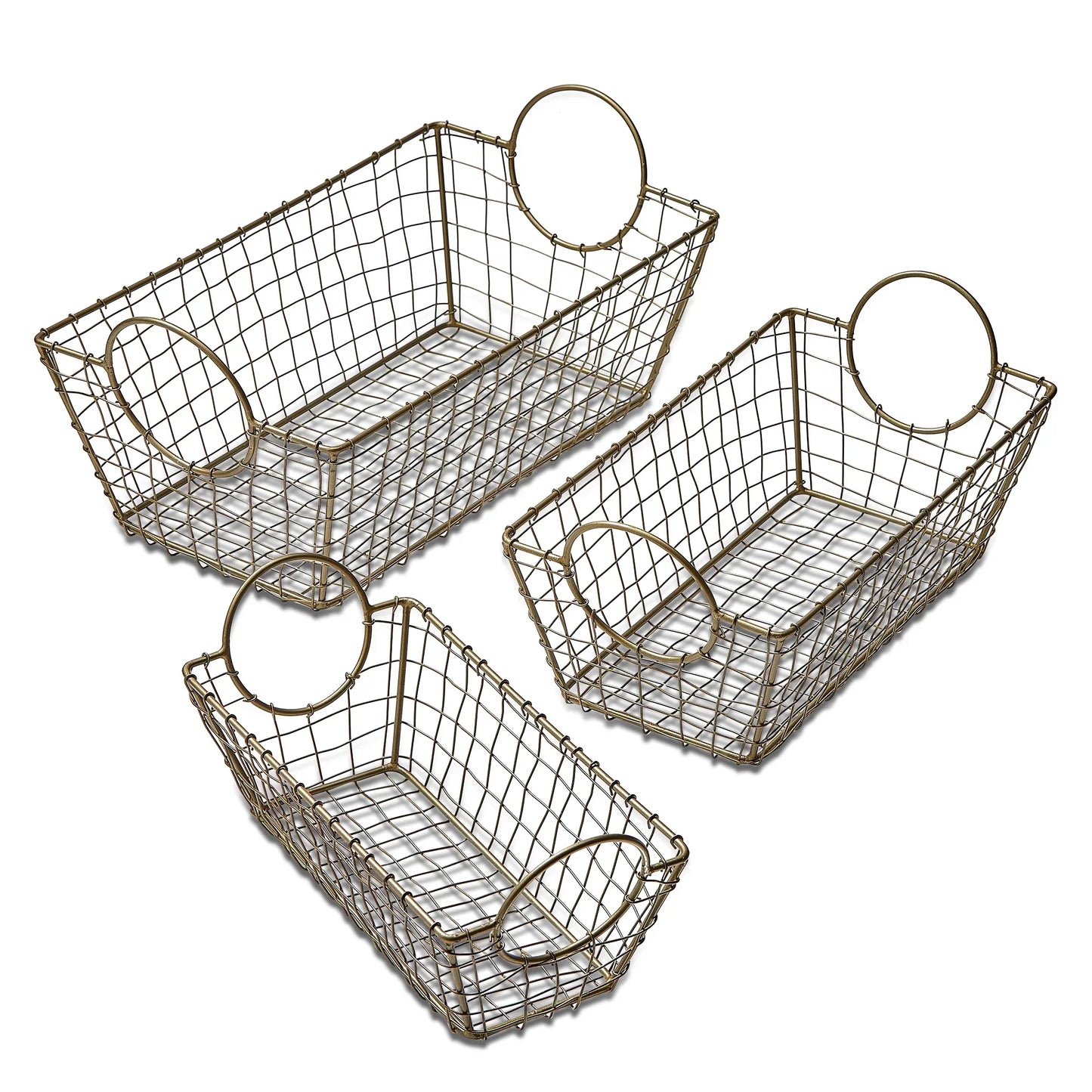 Metal Wire Basket Rectangular - Marcel’s Culinary Experience