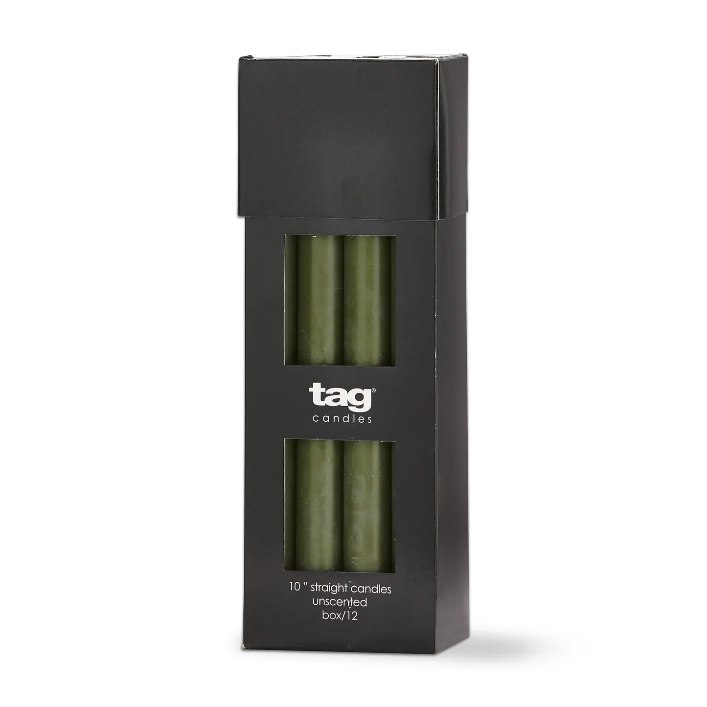 Color Studio 10" Straight Candle - Olive - Marcel’s Culinary Experience