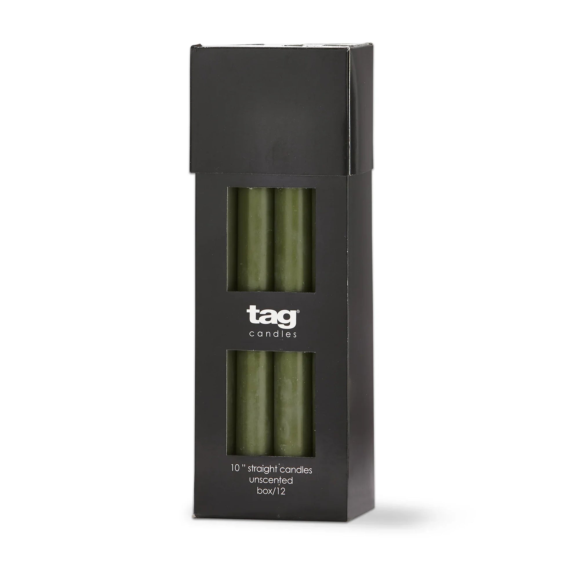 Color Studio 10" Straight Candle - Olive - Marcel’s Culinary Experience