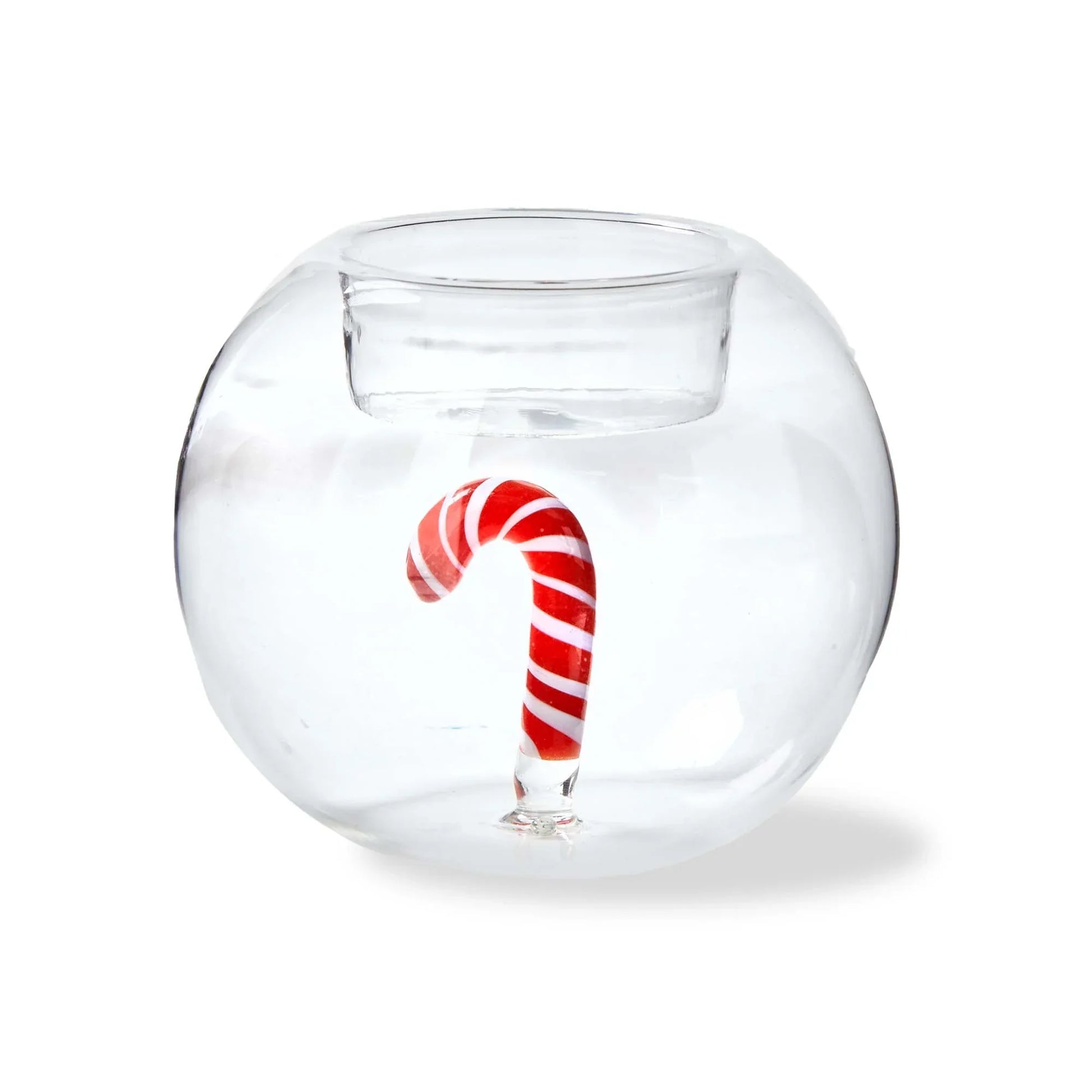Candy Cane Globe Tealight Holder - Marcel’s Culinary Experience