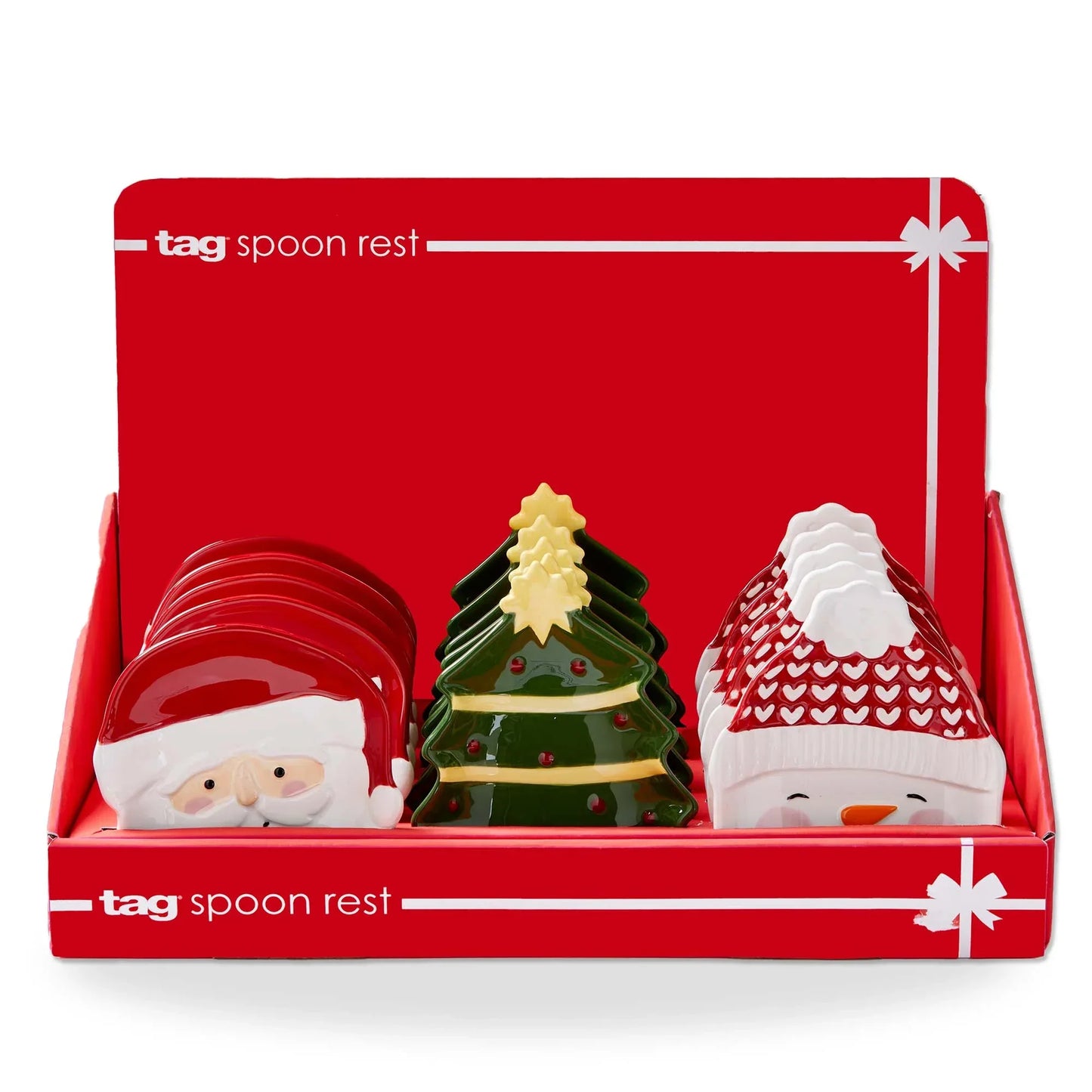 Holiday Cheer Spoon Rest, assorted - Marcel’s Culinary Experience