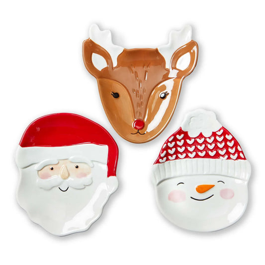 Holiday Friends Appetizer Plates, assorted - Marcel’s Culinary Experience