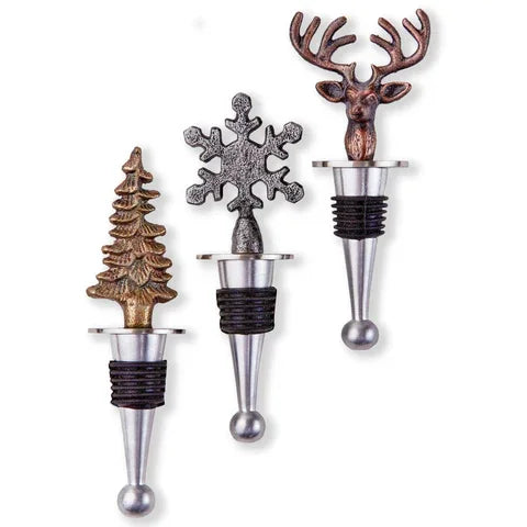 Holiday Bottle Stopper, assorted - Marcel’s Culinary Experience