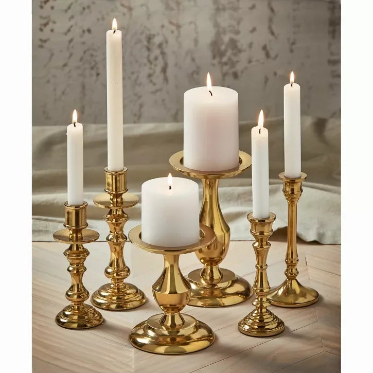 Vanessa Gold Taper Holder Large - Marcel’s Culinary Experience