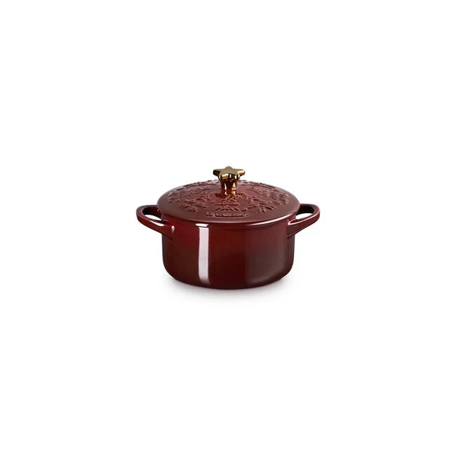 Le Creuset Noël Collection Mini Cocotte with Gold Star Knob
