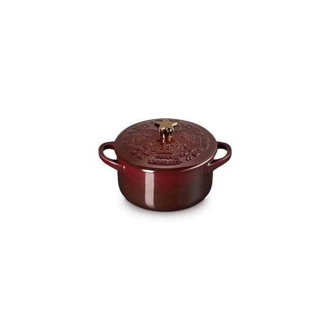 Le Creuset Noël Collection Mini Cocotte with Gold Star Knob