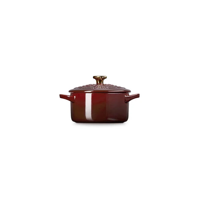 Le Creuset Noël Collection Mini Cocotte with Gold Star Knob