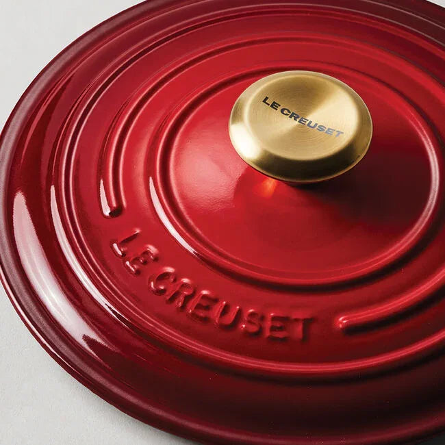 Le Creuset Signature Stainless Steel Knob Gold L 2.2" - Marcel’s Culinary Experience