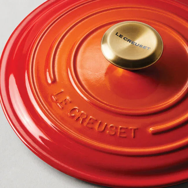 Le Creuset Signature Stainless Steel Knob Gold L 2.2" - Marcel’s Culinary Experience