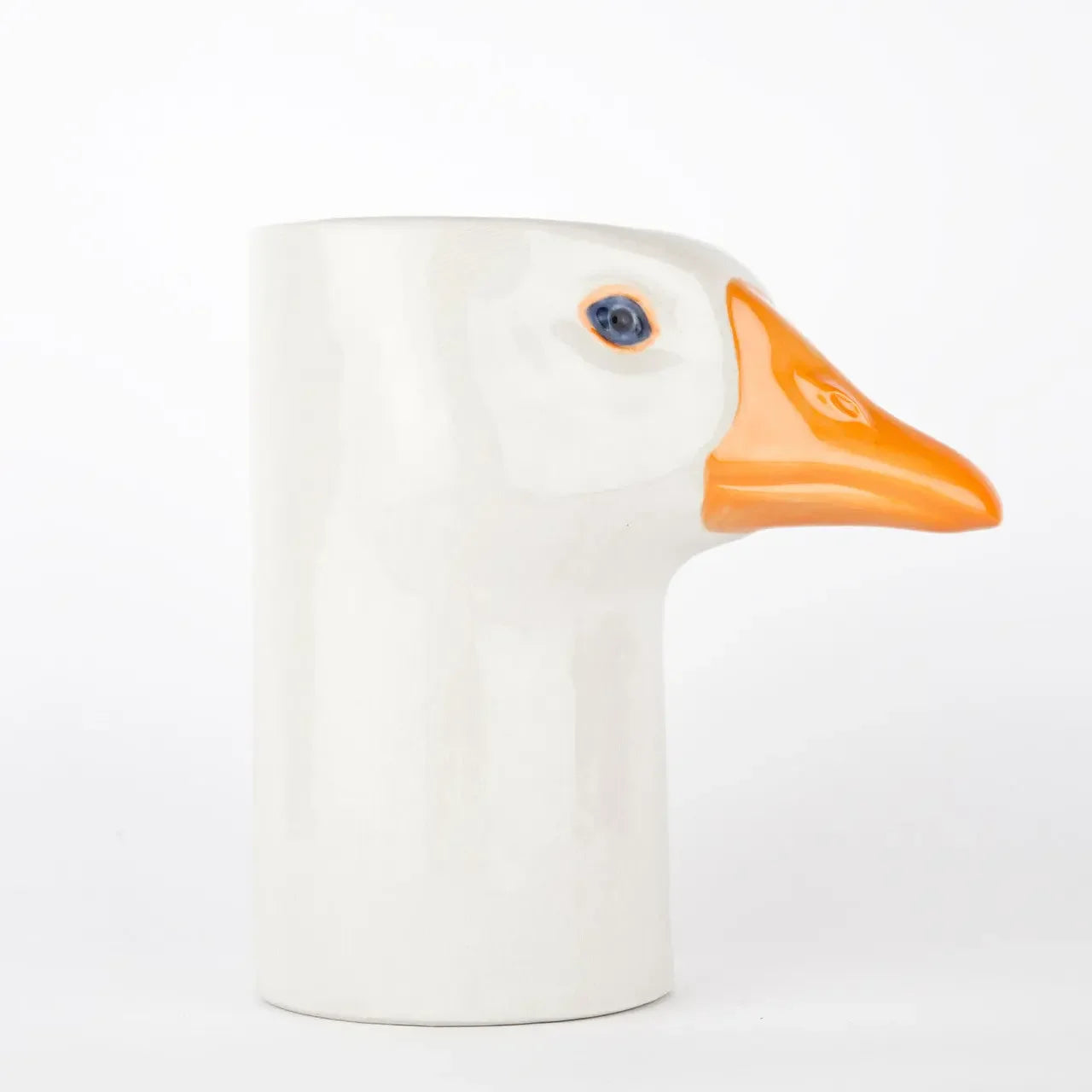Quail Ceramics Goose Utensil Pot