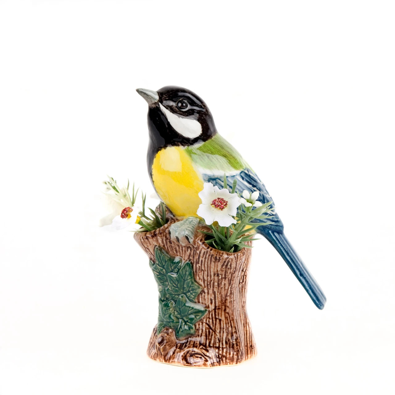 Quail Ceramics Great Tit Bud Vase