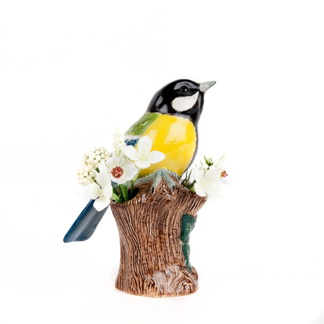 Quail Ceramics Great Tit Bud Vase