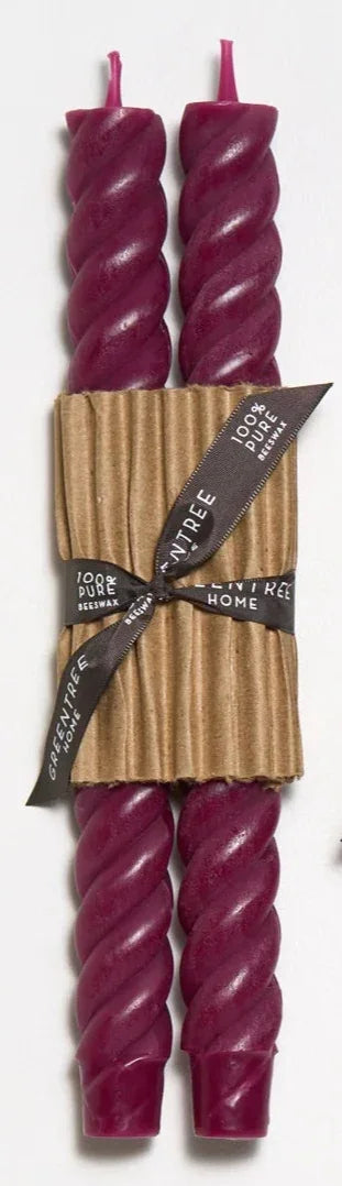 Greentree Rope Tapers Wild Plum 10" - Marcel’s Culinary Experience