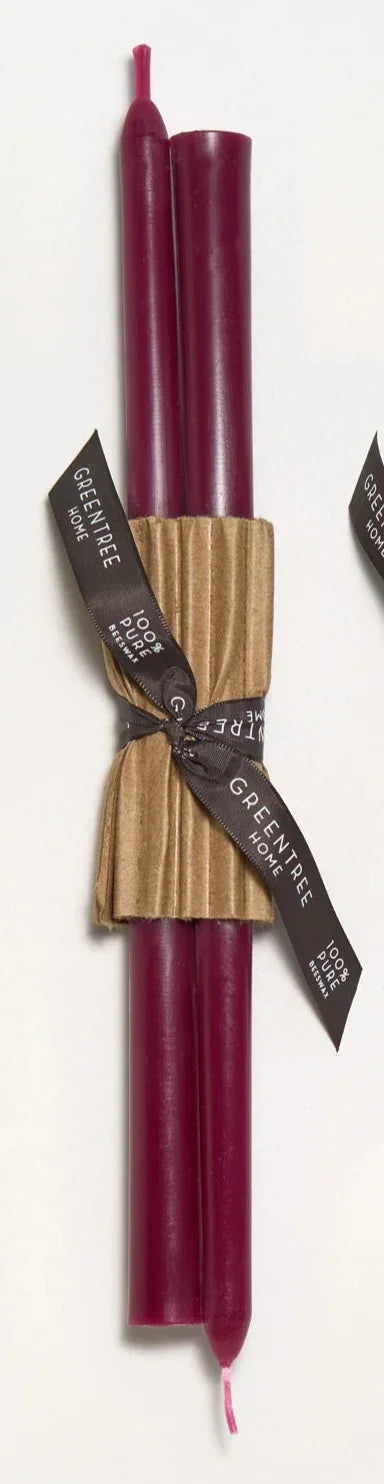 Greentree Everyday Tapers Wild Plum 12" - Marcel’s Culinary Experience