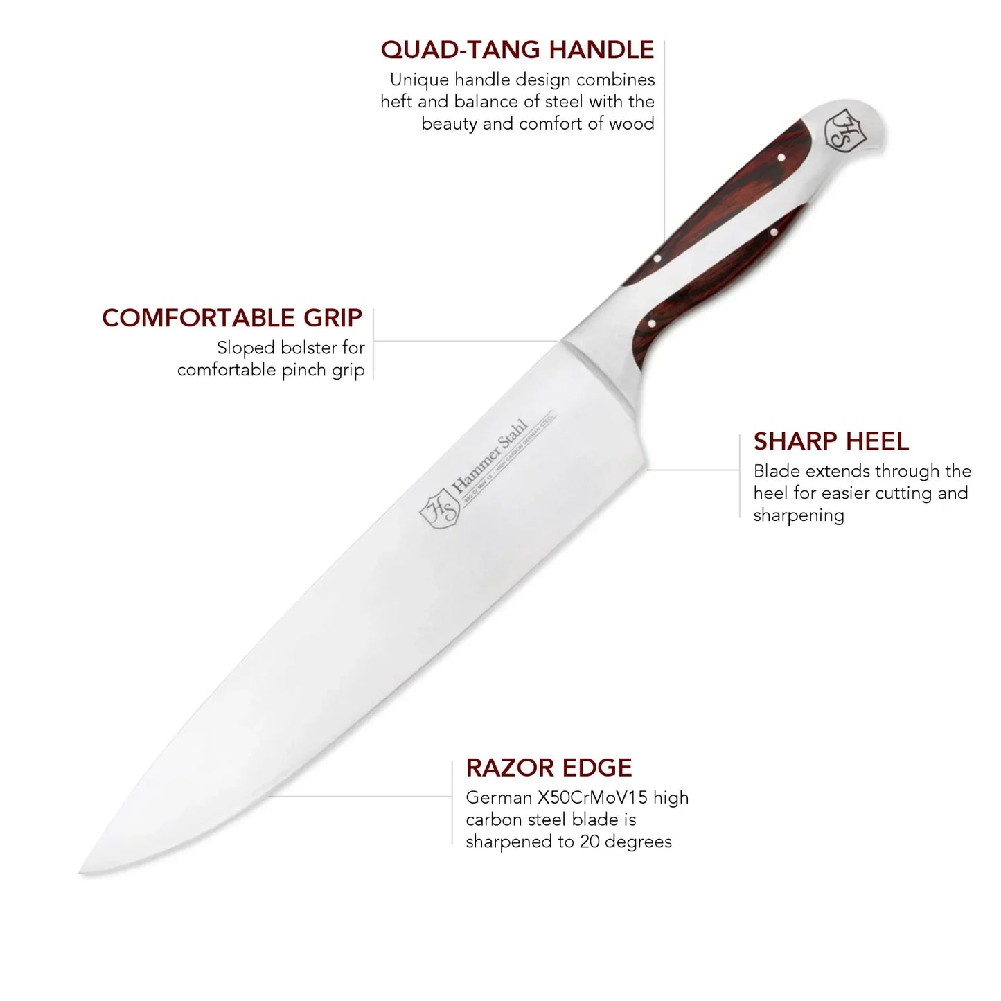 Hammer Stahl 10" Chef Knife - Marcel’s Culinary Experience