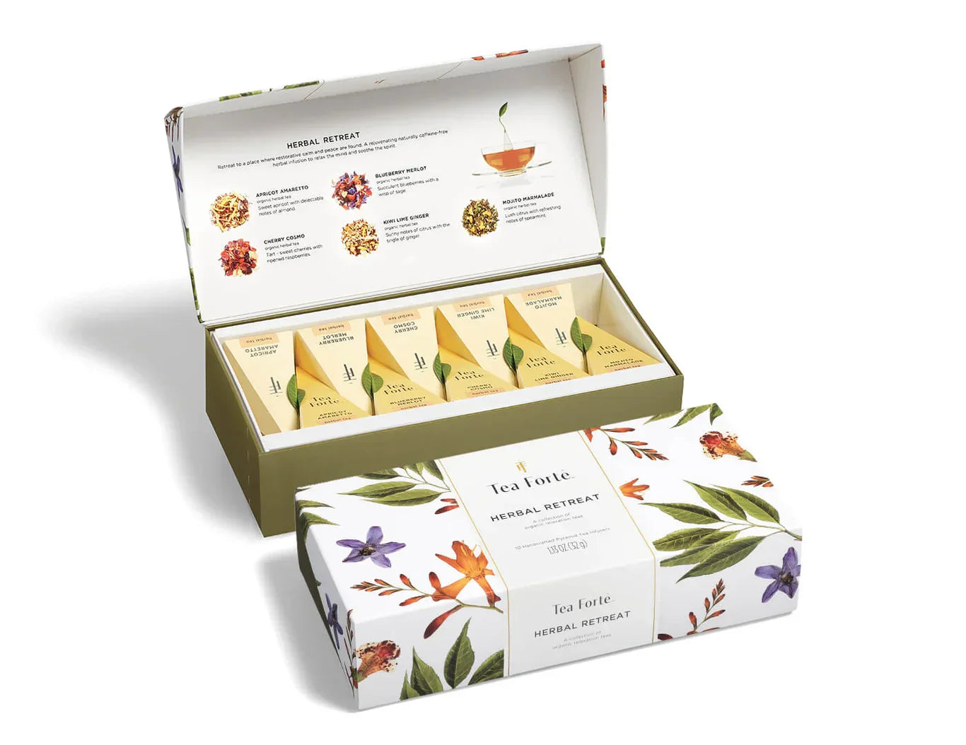 Tea Forte Herbal Retreat Petite Presentation Box - Marcel’s Culinary Experience