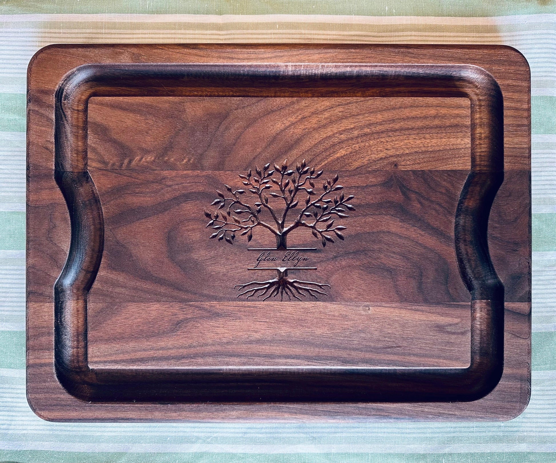JK Adams Glen Ellyn Walnut BBQ Carving Board - Marcel’s Culinary Experience