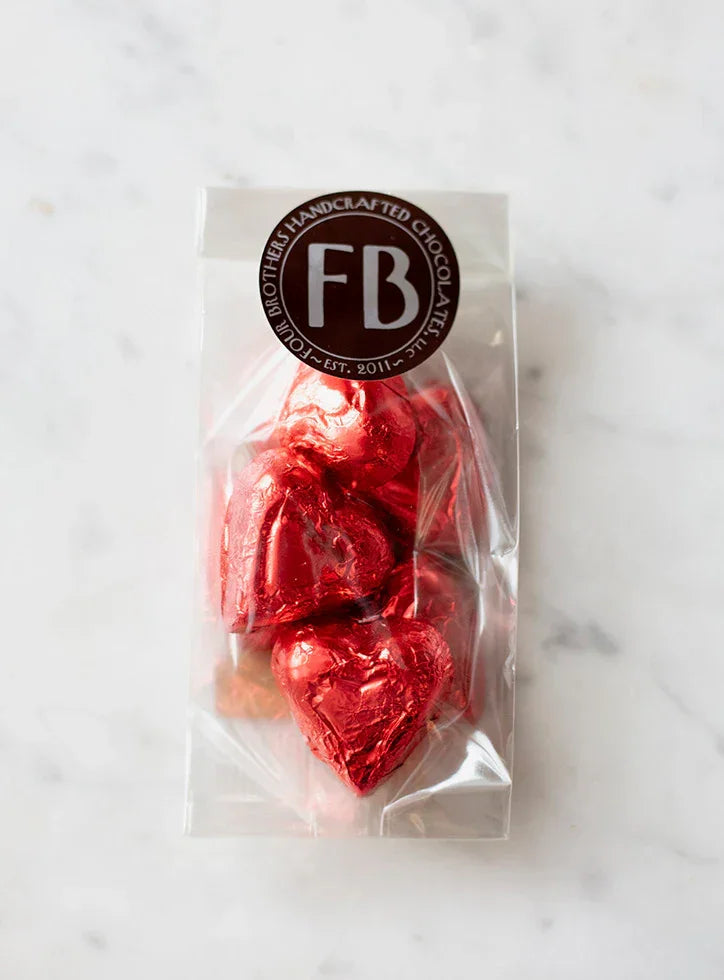 Four Brothers Foiled Hearts 2 oz - Marcel’s Culinary Experience
