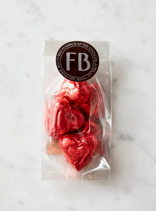 Four Brothers Foiled Hearts 2 oz - Marcel’s Culinary Experience