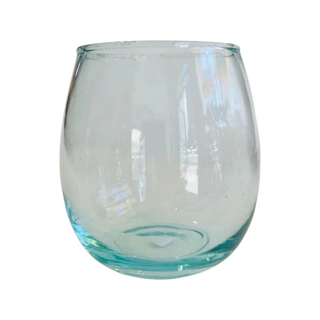 Recycled Glass Stemless Balloon - Marcel’s Culinary Experience