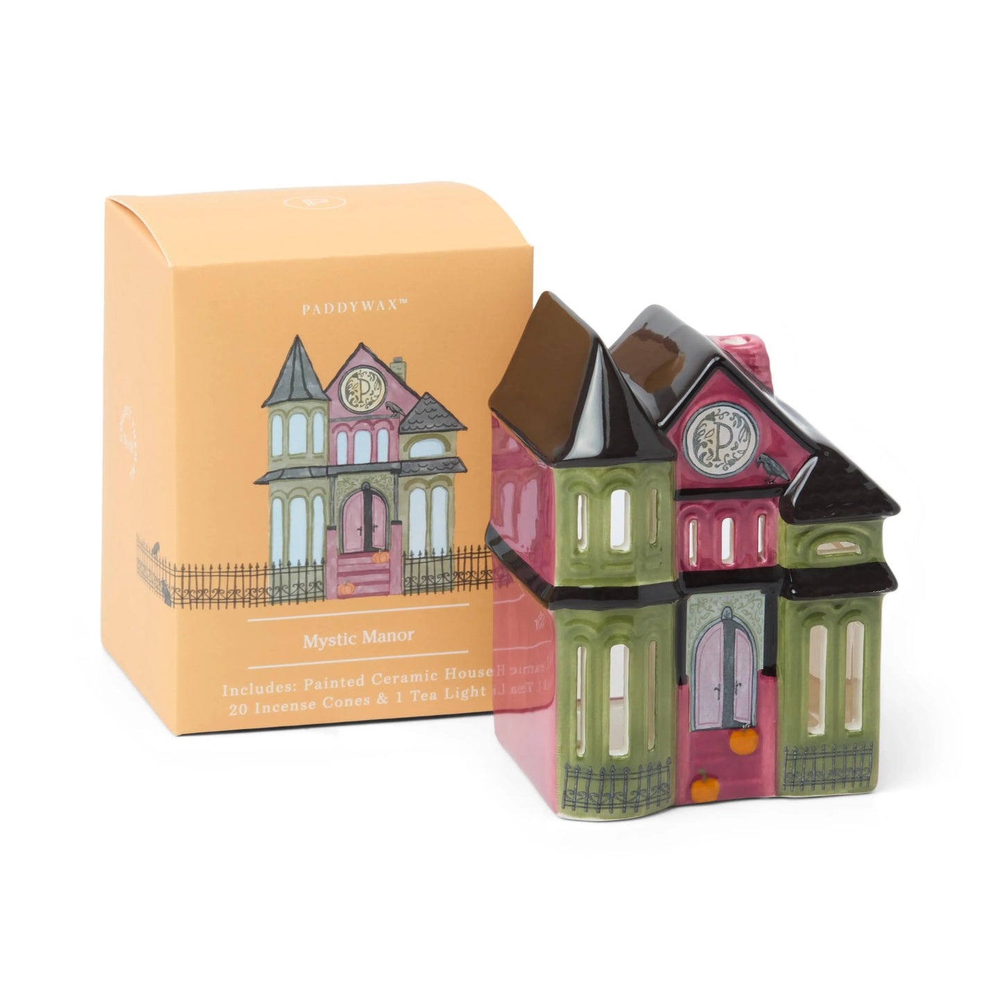 Paddywax Mystic Manor Incense and Tea Light Holder