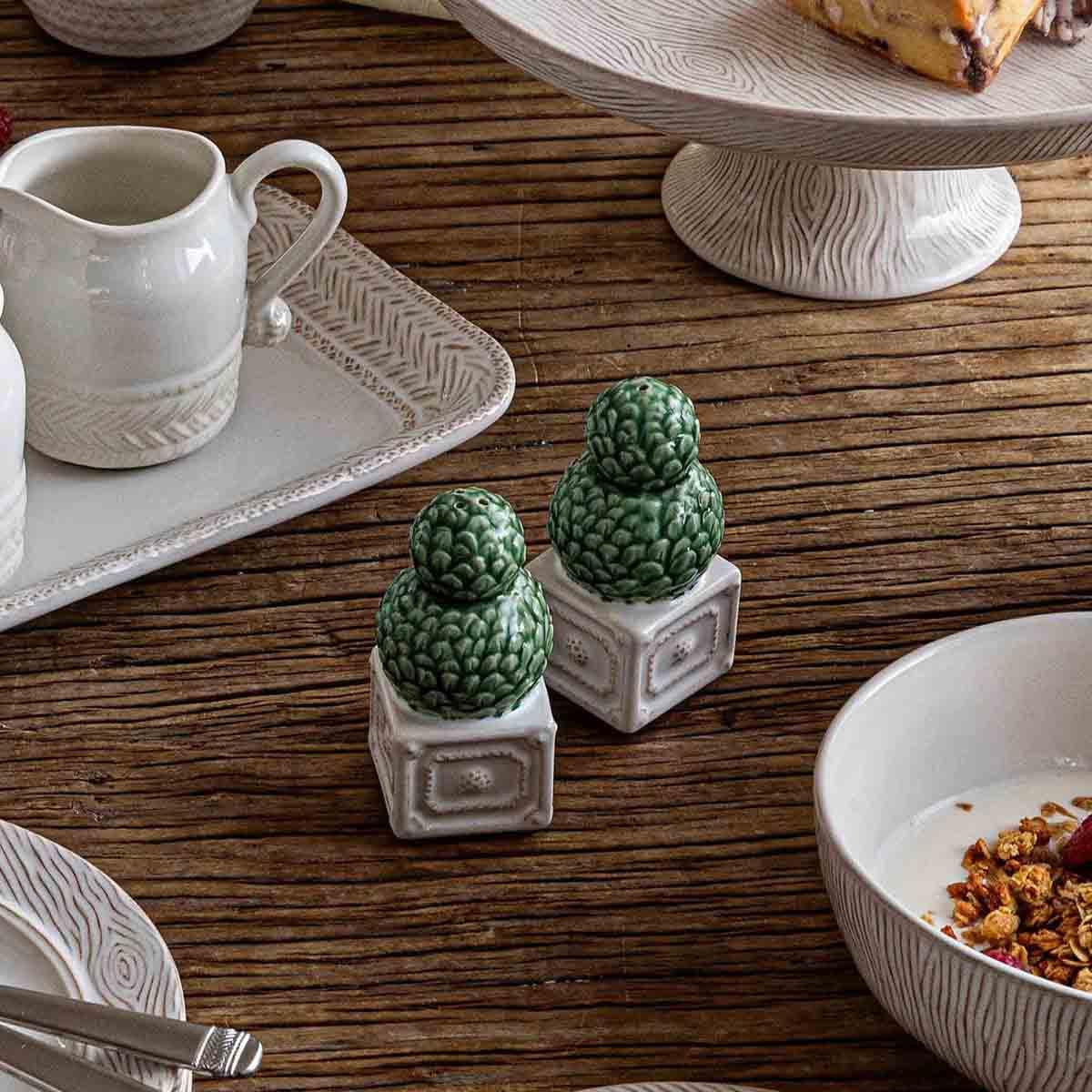 Juliska Berry & Thread Topiary Salt & Pepper Shakers - Set of 2