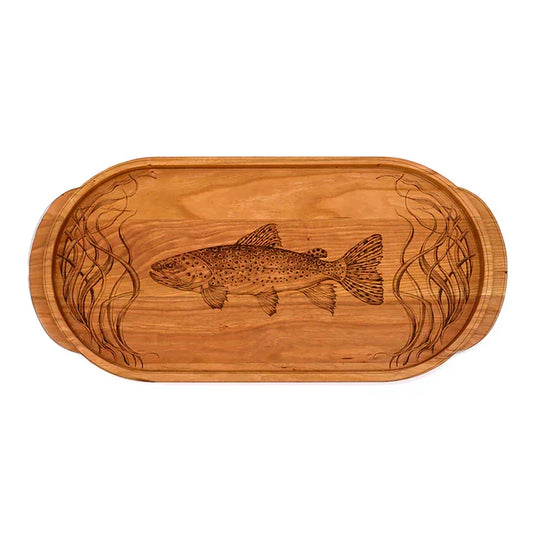 JK Adams Laura Zindel Cherry Oval Wooden Serving Tray - Marcel’s Culinary Experience
