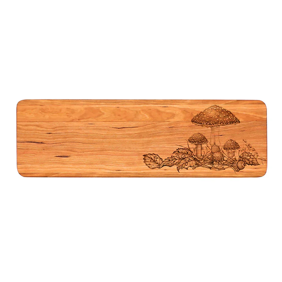 Laura Zindel Cherry Essential Serving Board - Mushrooms - Marcel’s Culinary Experience
