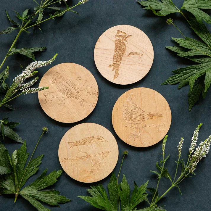 JK Adams Laura Zindel Maple Coasters - Marcel’s Culinary Experience
