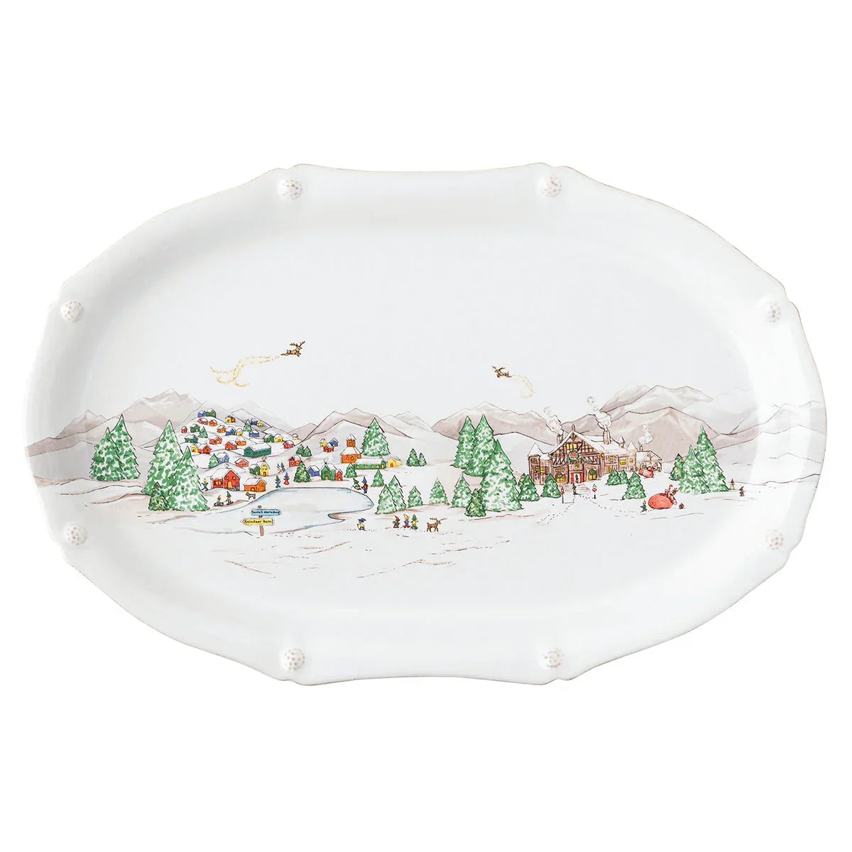 Juliska Berry & Thread North Pole 17" Platter - Marcel’s Culinary Experience
