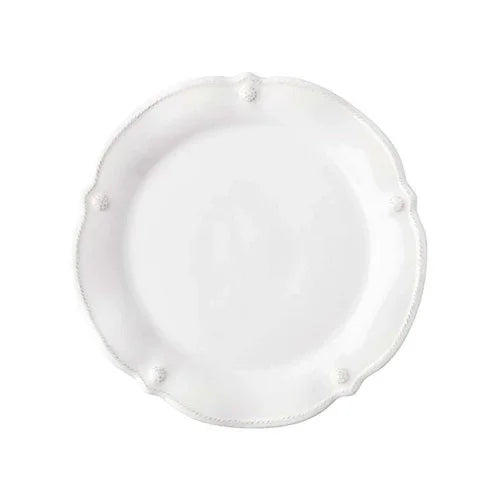 Juliska Berry & Thread Flared Side/Cocktail Plate - Whitewash - Marcel’s Culinary Experience