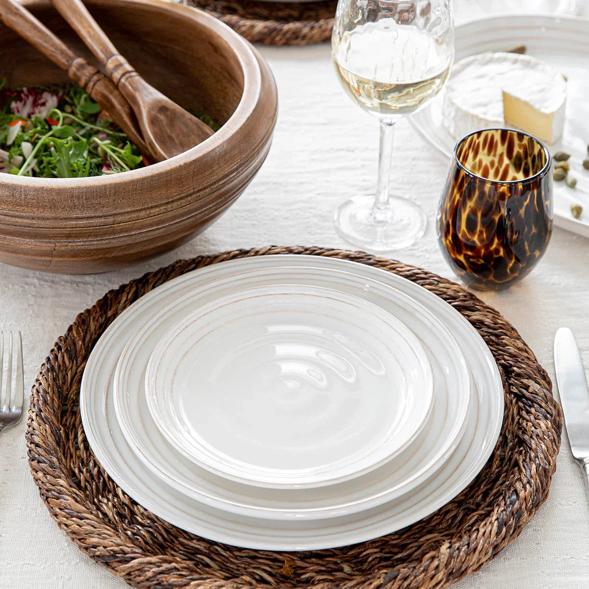 Juliska Bilbao Dinner Plate - Whitewash