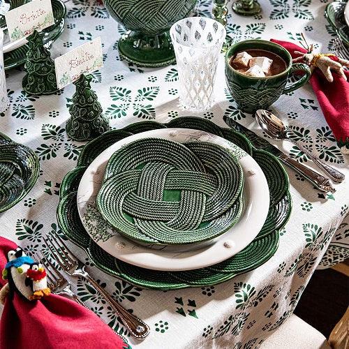 Juliska Le Panier Mystic Knot Charger/Platter - Basil - Marcel’s Culinary Experience