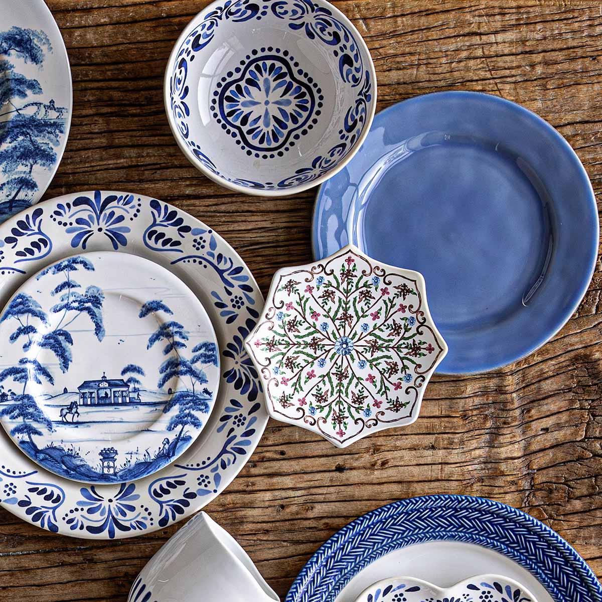 Juliska Iberian Dinner Plate - Indigo