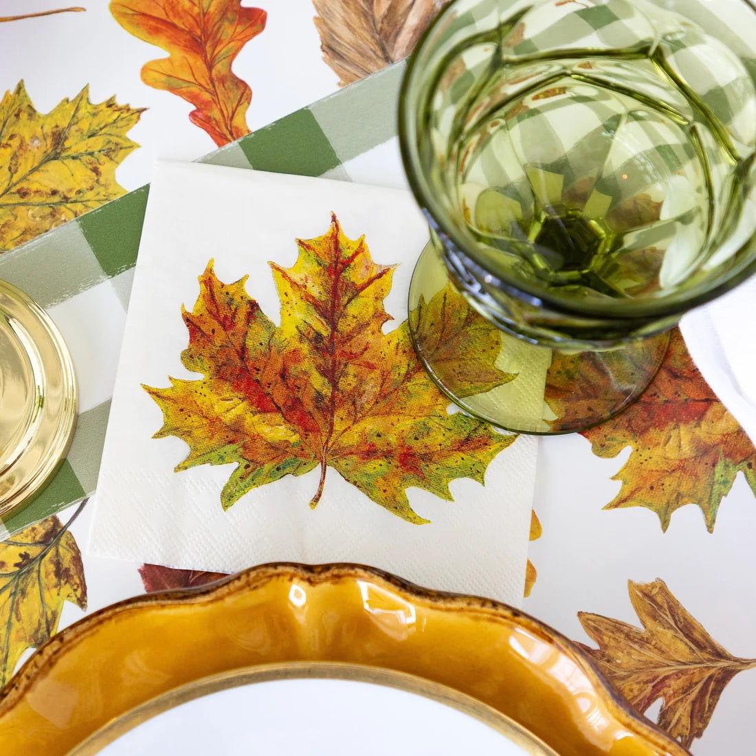 Fall Foliage Cocktail Napkins