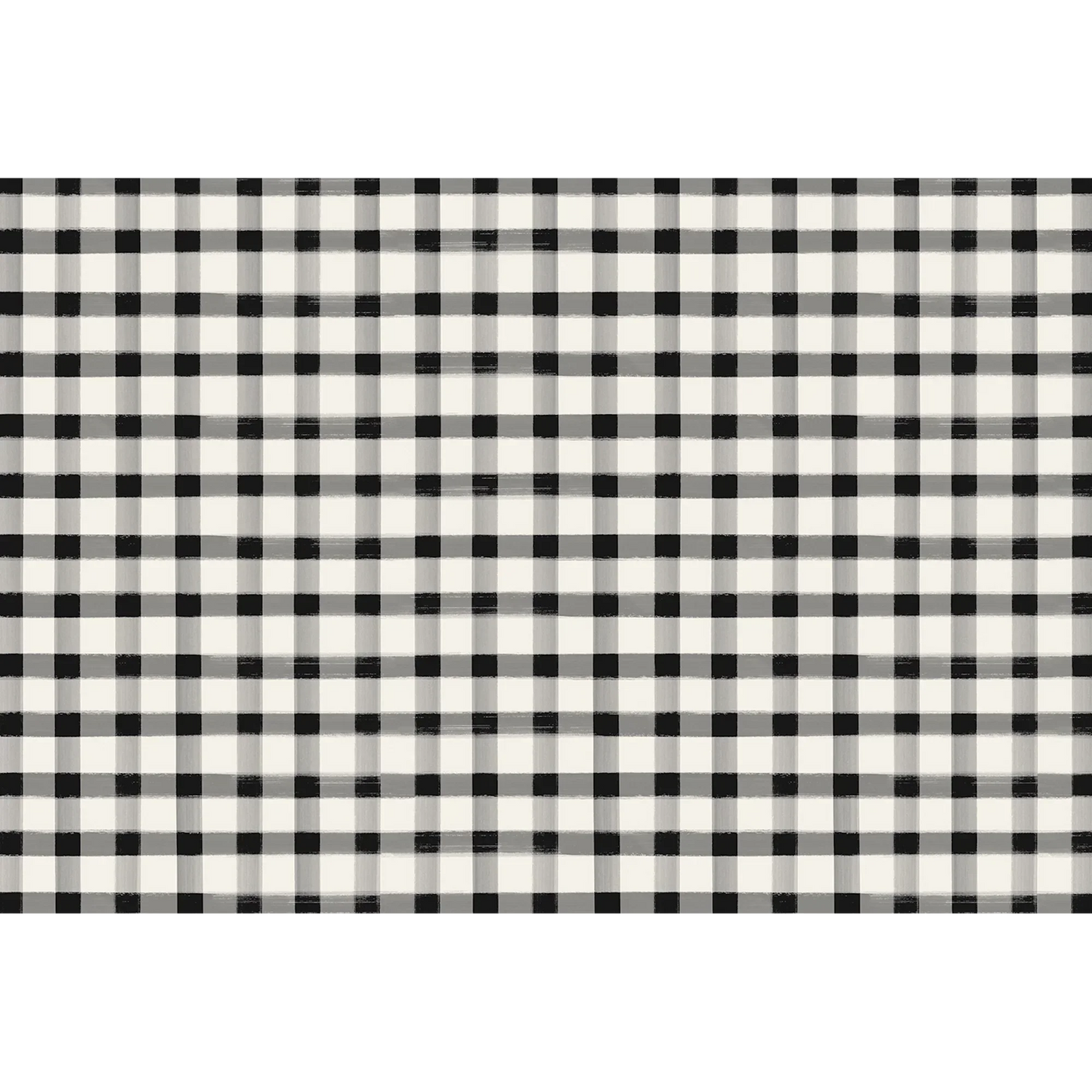 Hester & Cook Black Painted Check Placemat - Marcel’s Culinary Experience