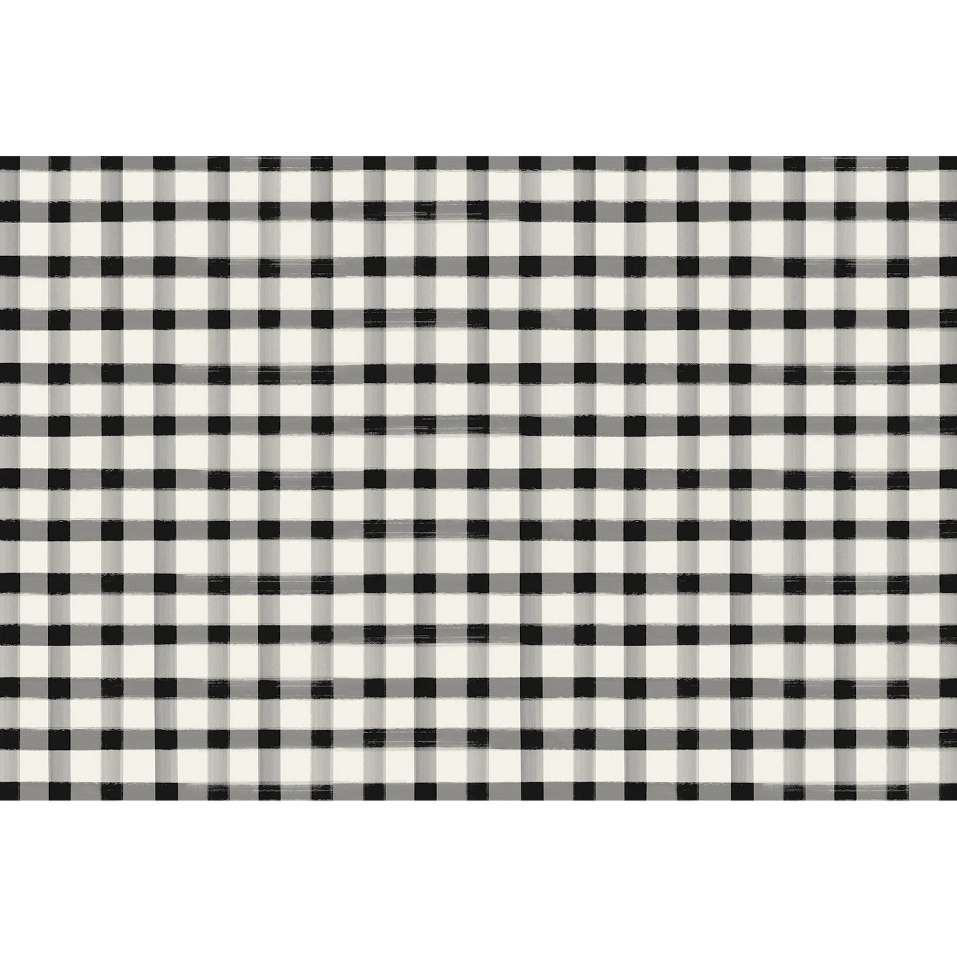 Hester & Cook Black Painted Check Placemat - Marcel’s Culinary Experience