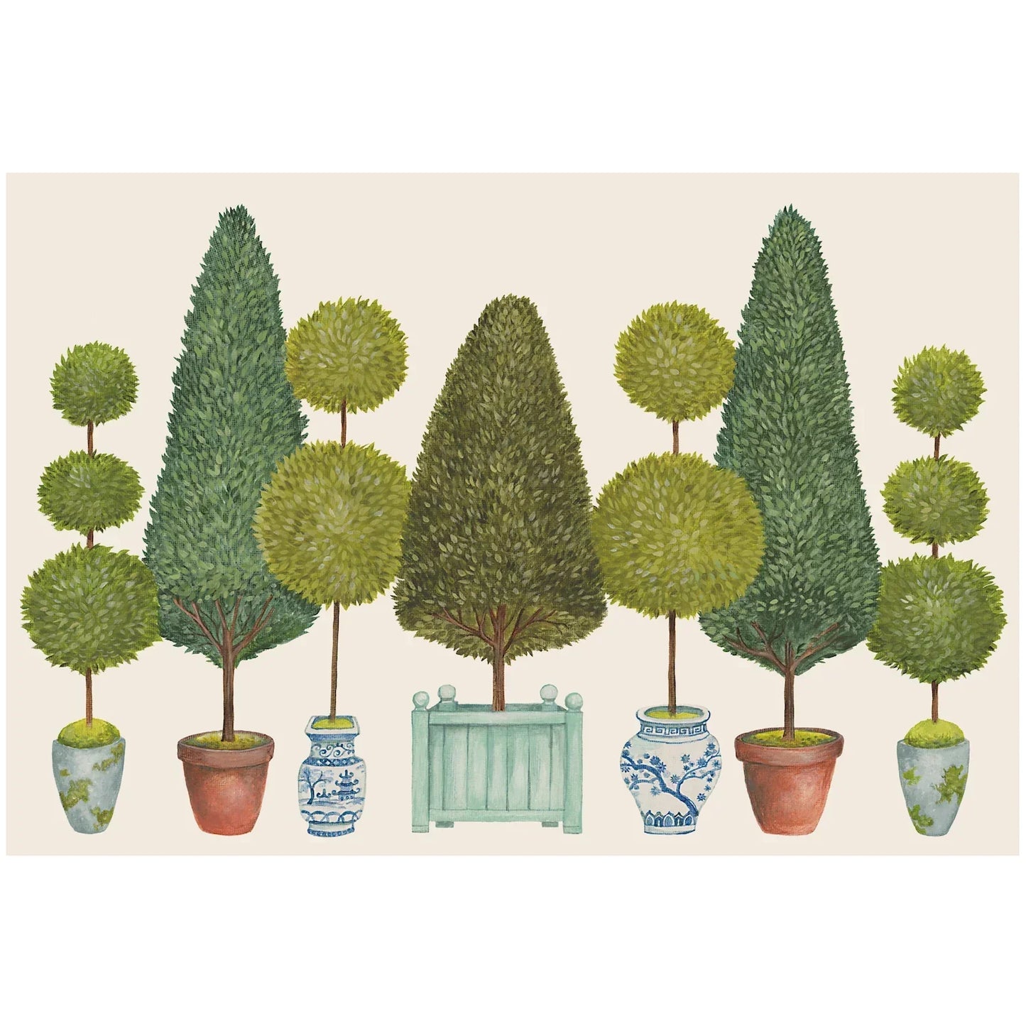 Hester & Cook Topiary Garden Placemat - Marcel’s Culinary Experience