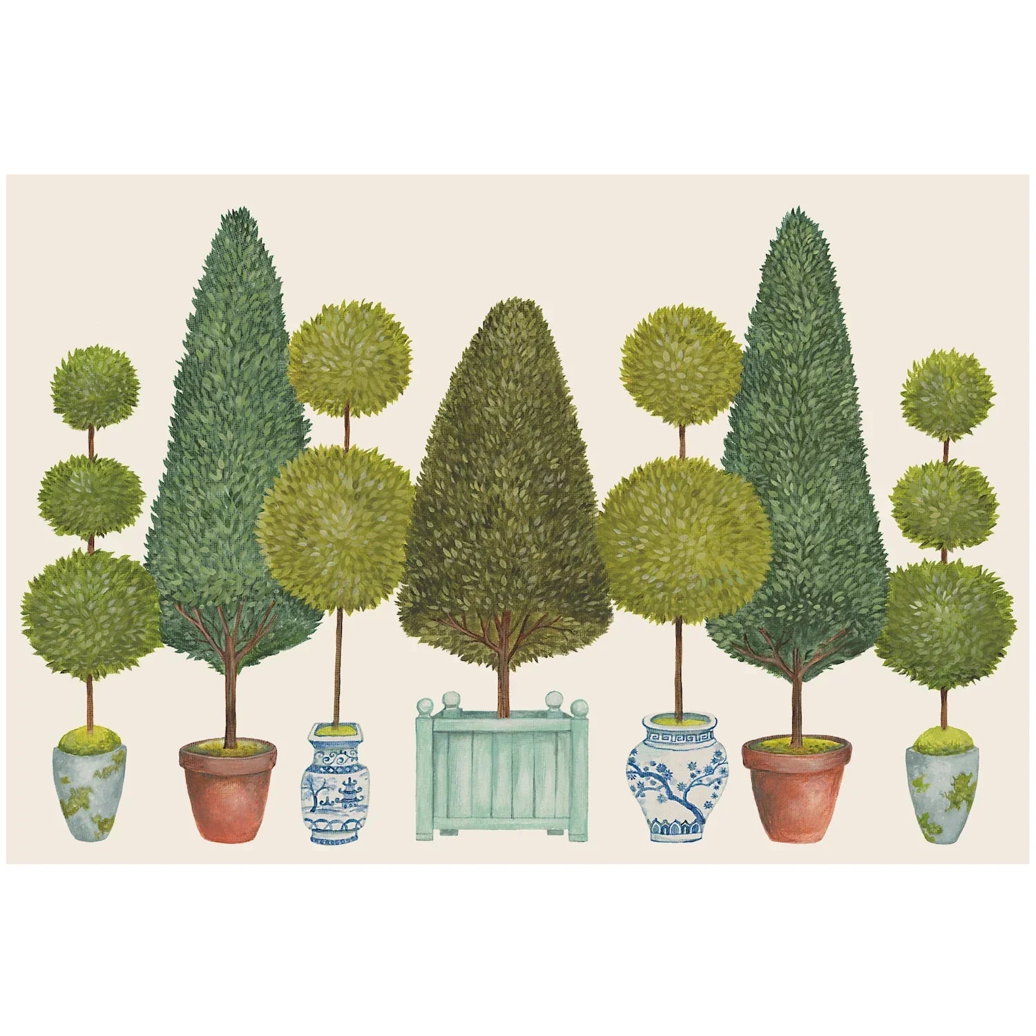 Hester & Cook Topiary Garden Placemat - Marcel’s Culinary Experience