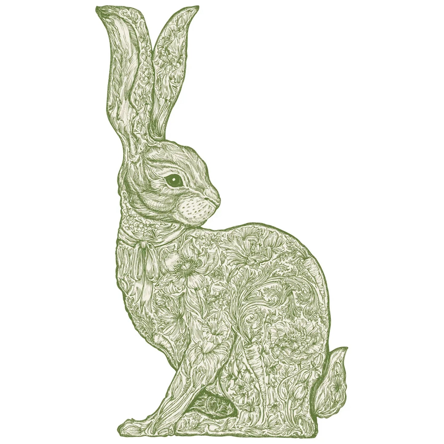 Hester & Cook Die-cut Greenhouse Hare Placemat - Marcel’s Culinary Experience