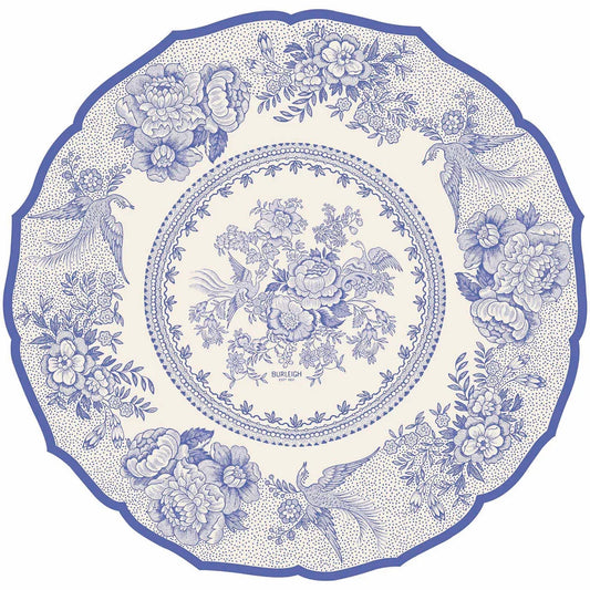 Hester & Cook Die-cut Blue Asiatic Pheasants Paper Placemat - Marcel’s Culinary Experience